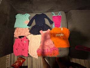Toddler Girls Assorted Clothing Bundle (8-Piece Set)